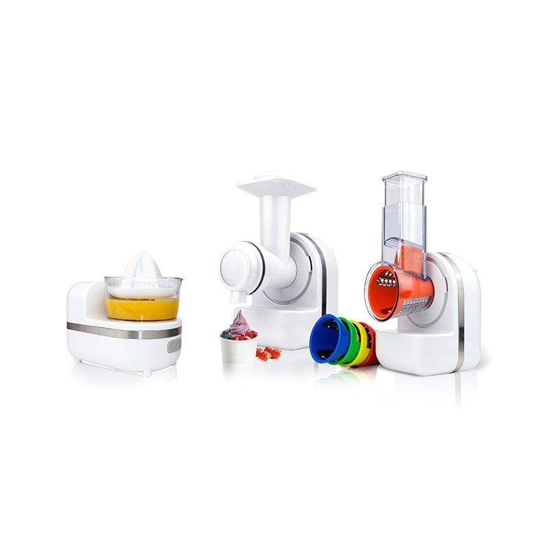 3 In 1 Food Processor  ( Fruit Ice Cream Maker/Slicer/Citrus Juicer)